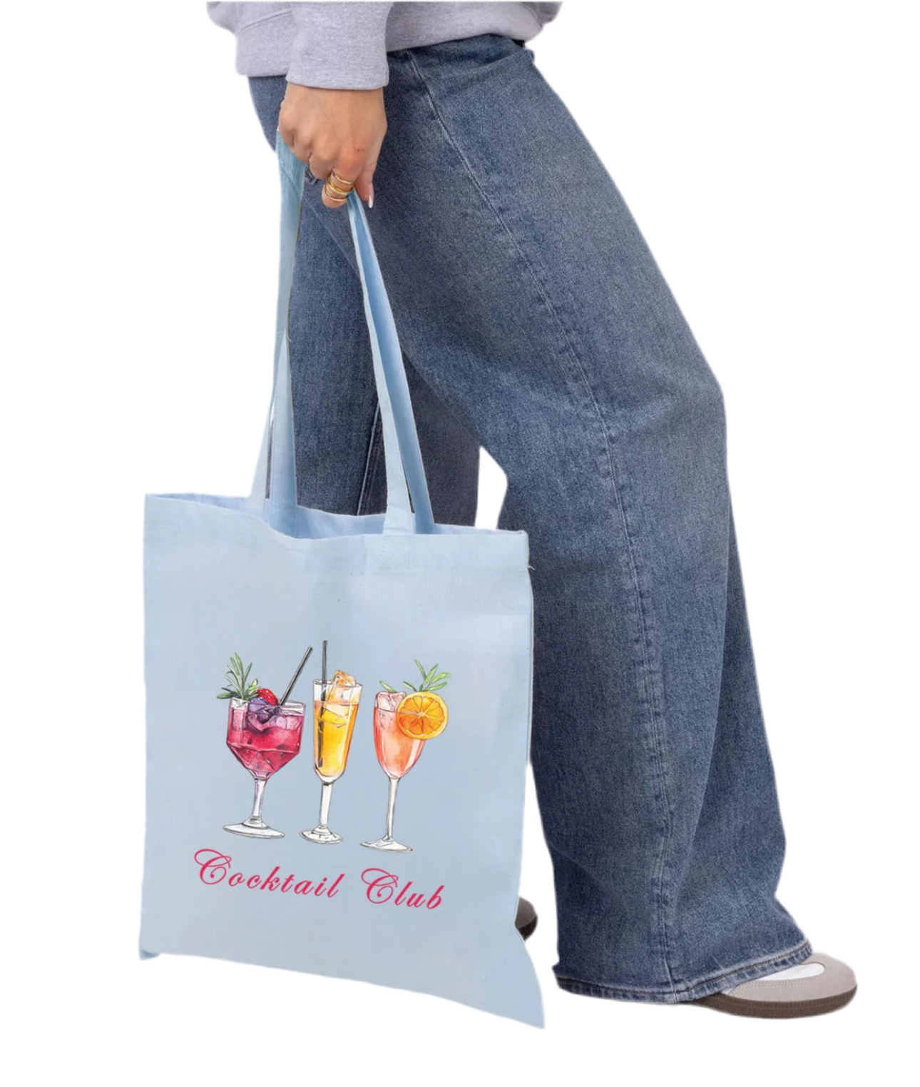 ‘Cocktail Club’ Printed Tote Bag