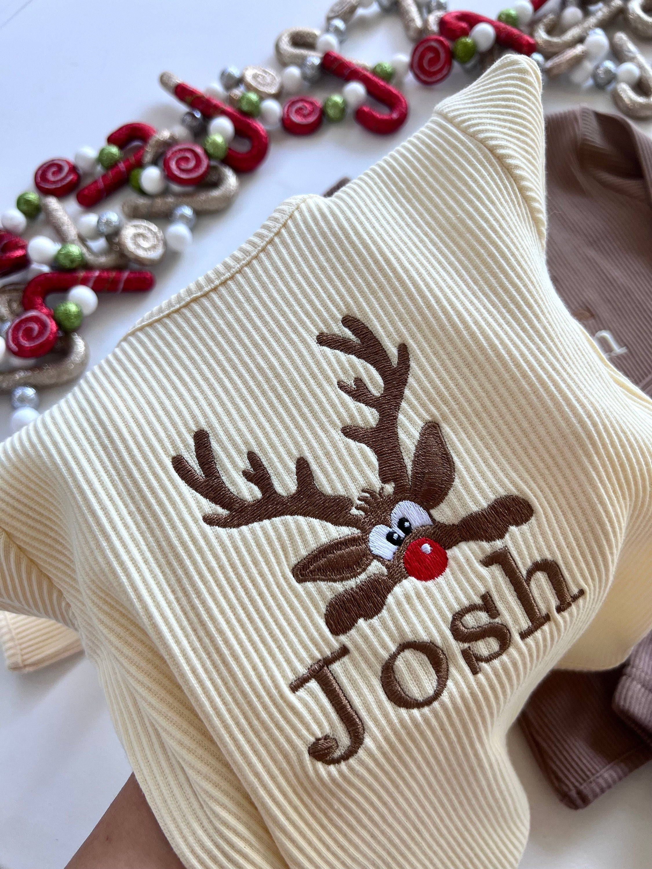 Christmas Reindeer Lounge Set 3/6M-3/4Y
