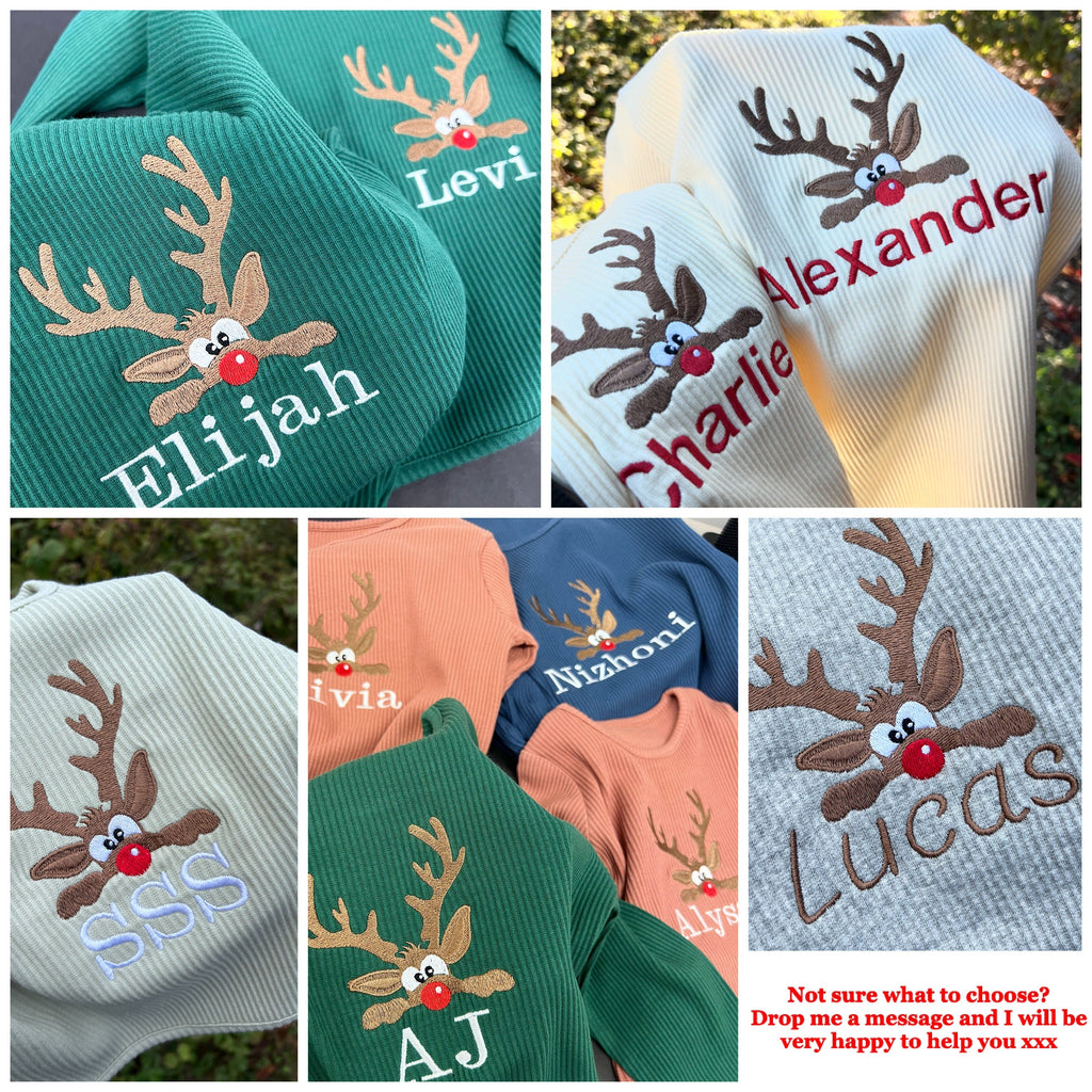 Christmas Reindeer Lounge Set 3/6M-3/4Y