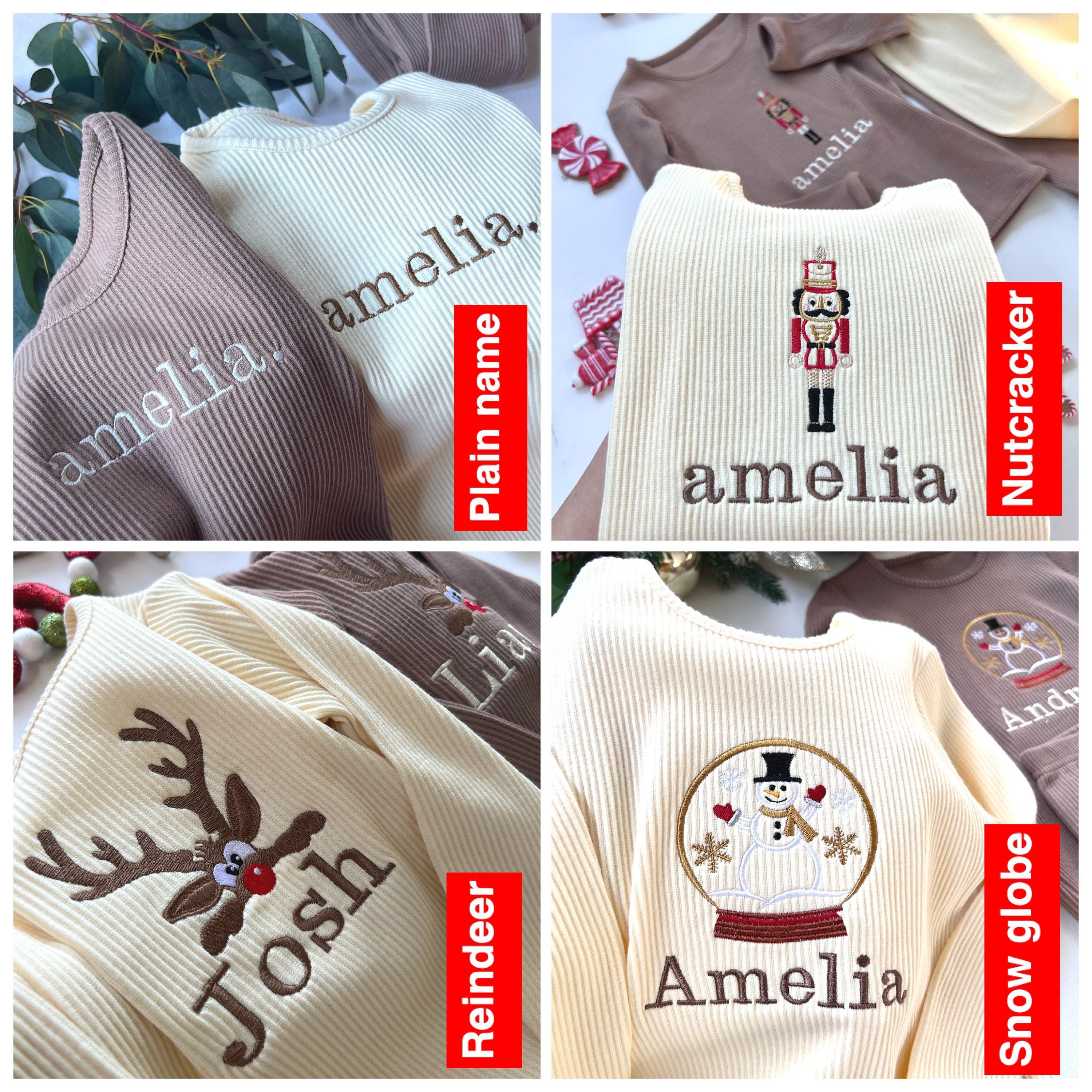 Christmas Reindeer Lounge Set 3/6M-3/4Y