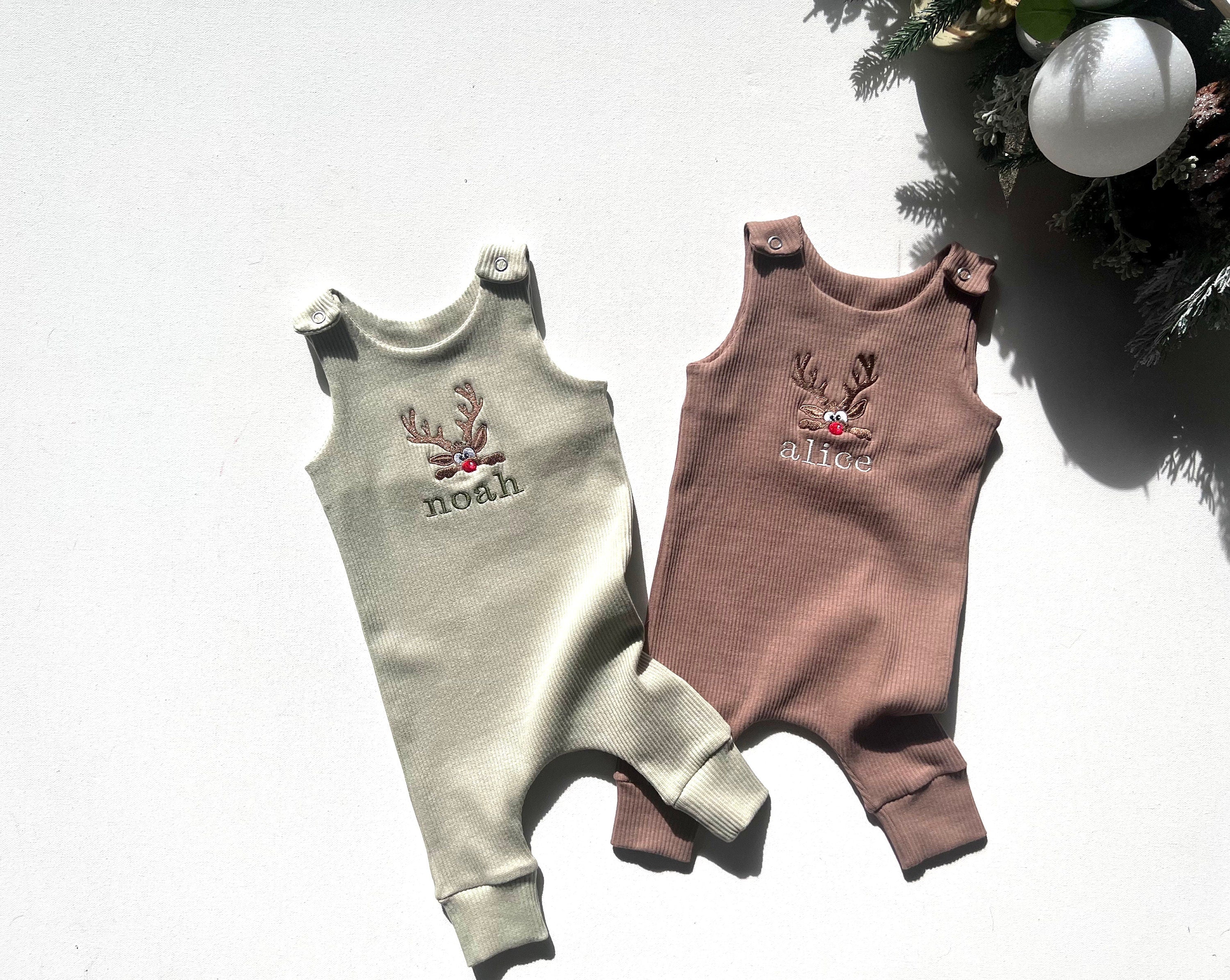 Christmas Reindeer Dungarees - Children's