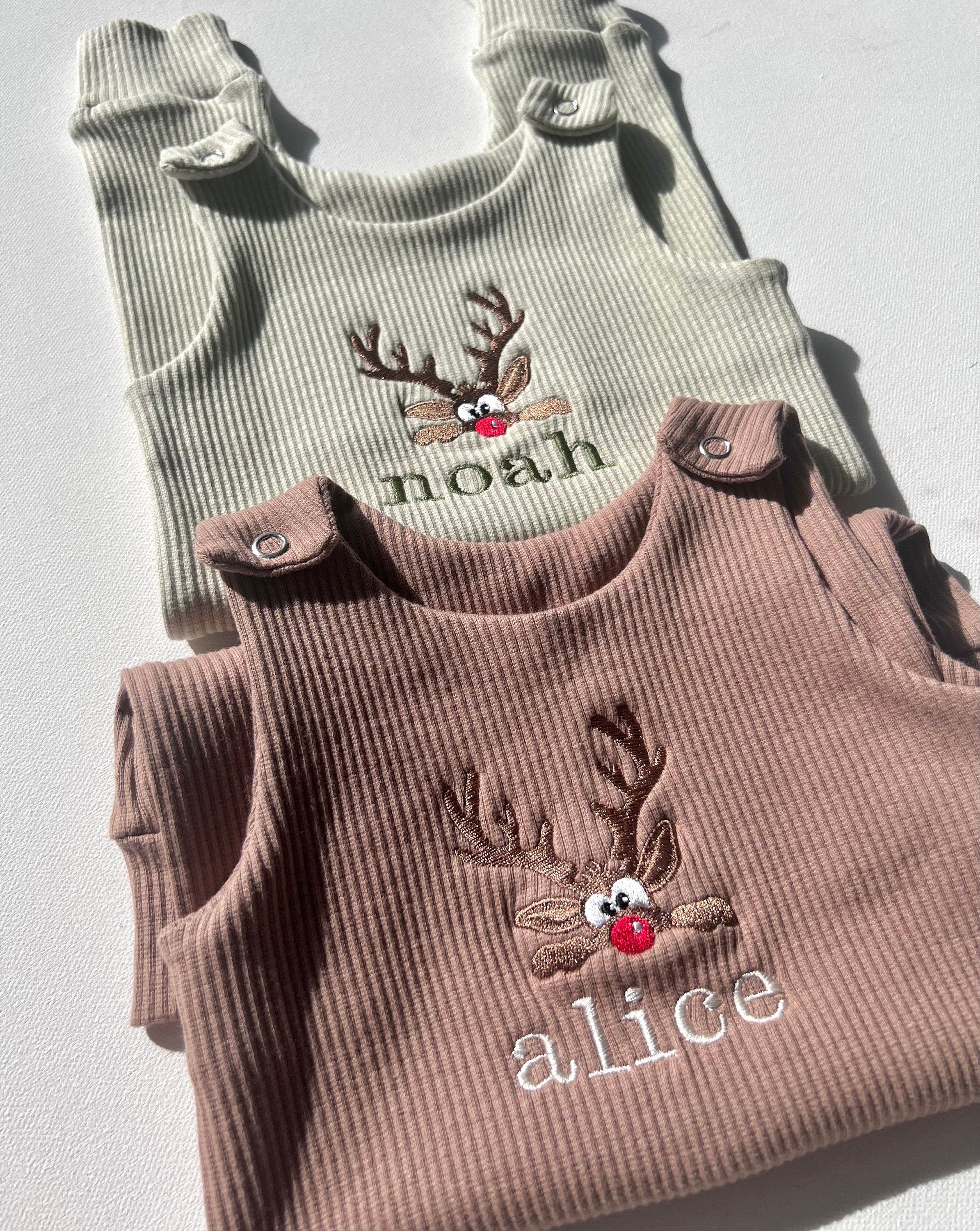 Christmas Reindeer Dungarees - Children's