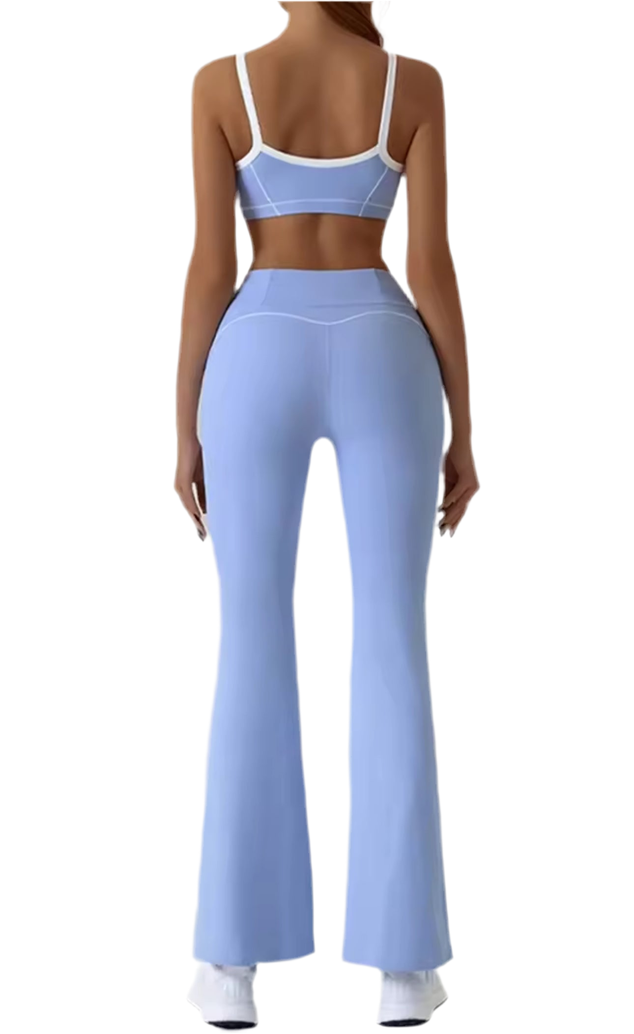 Blue BTR Active Colour Block Top & Trousers Set