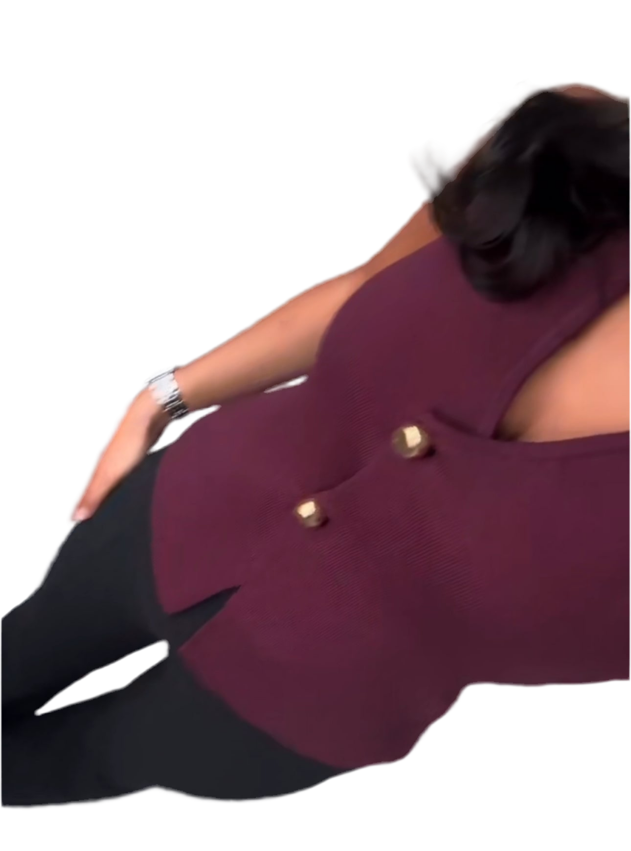 Ruth Thin knitted Waistcoat Top
