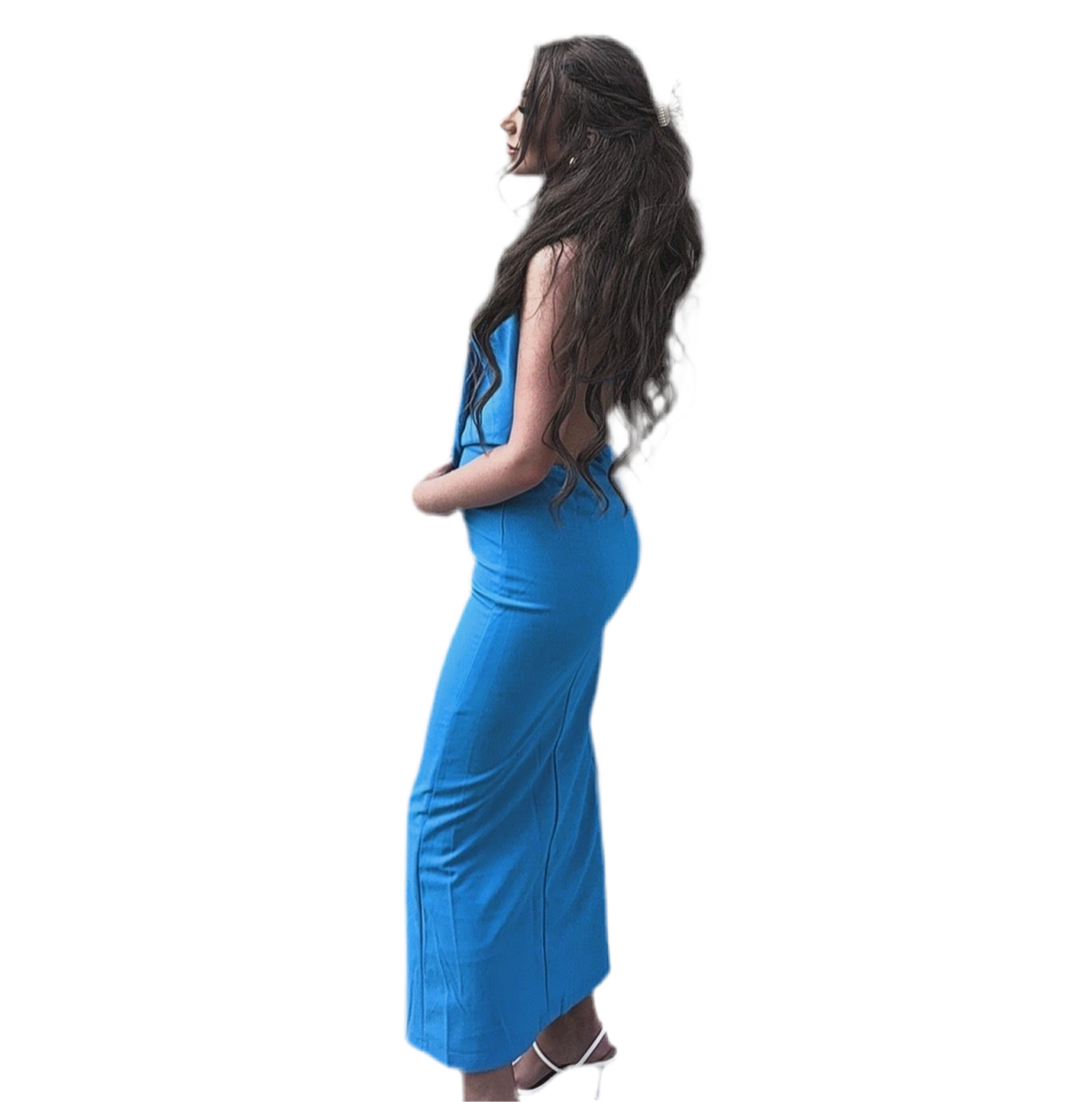 Gracie Halter Cowlneck Dress