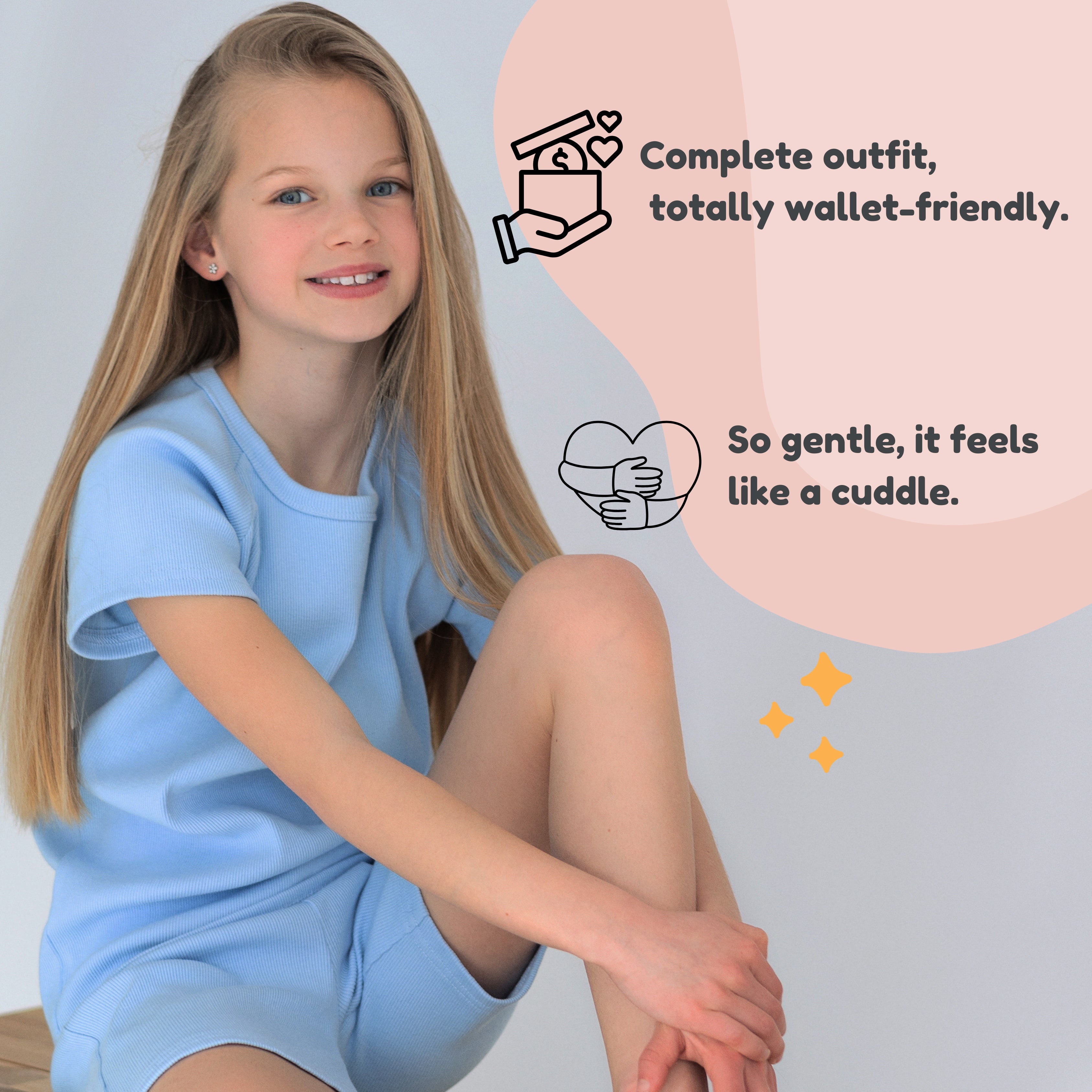 Mint Short Lounge Set - Children's