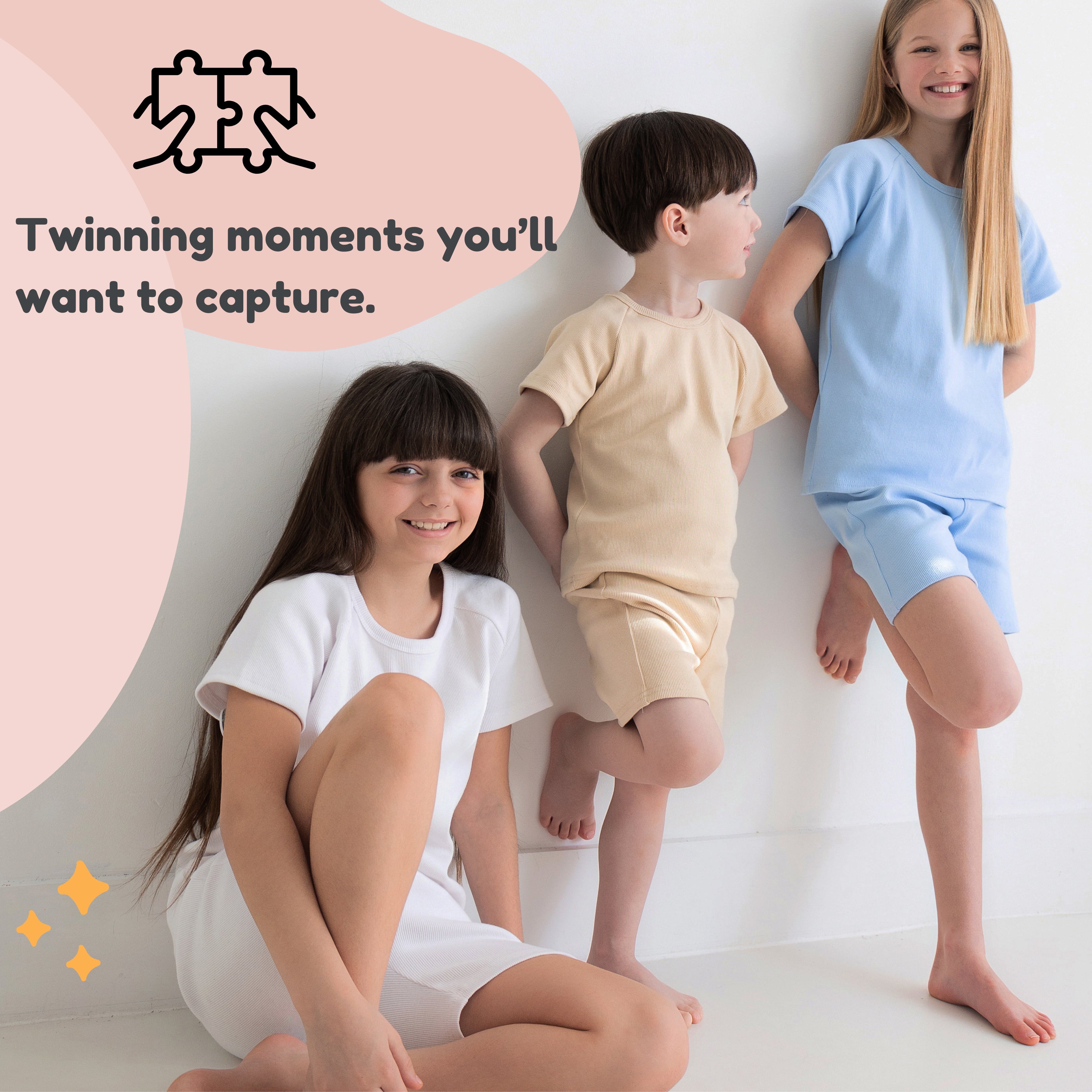 Pink Ballerina Short Lounge Set - Children's