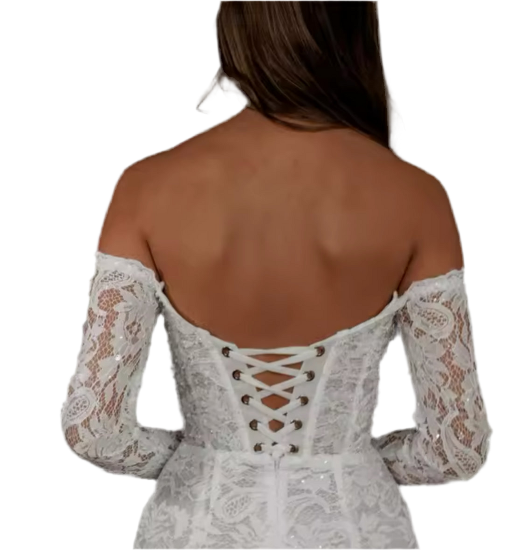 BTR Bridal - Emilè Customised Ivory Lace Dress