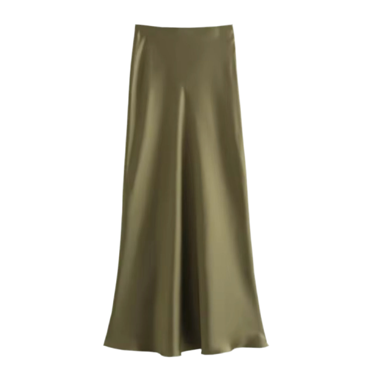 Savannah Maxi Ankle Length Satin Skirt