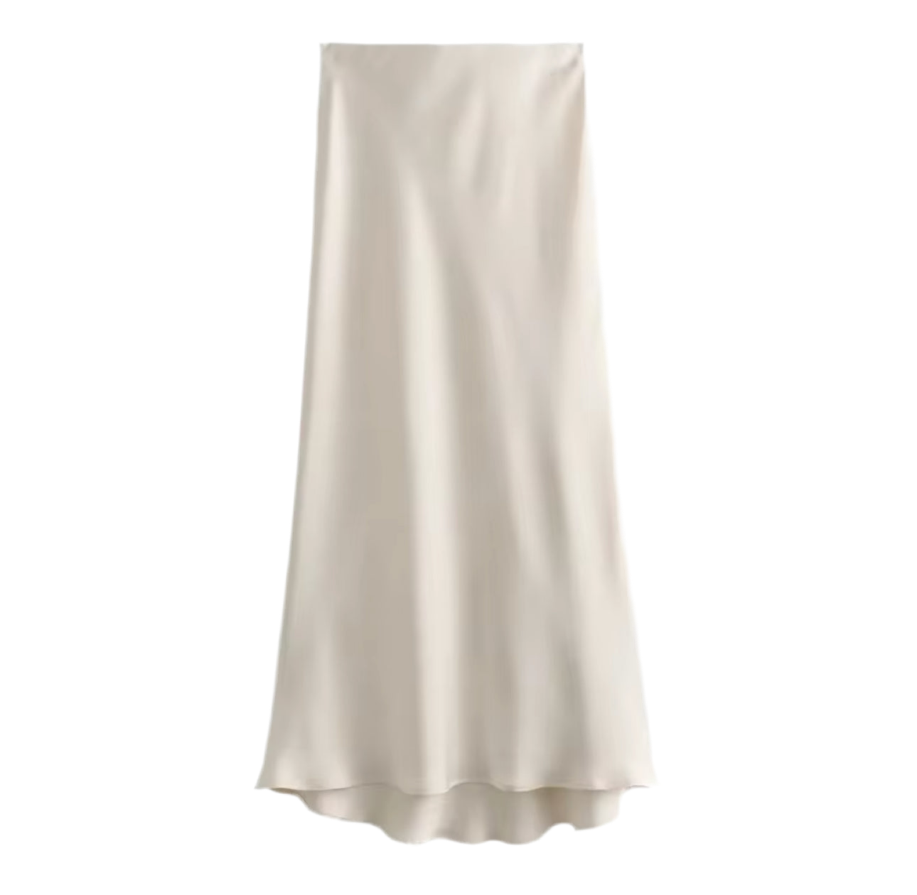 Savannah Maxi Ankle Length Satin Skirt