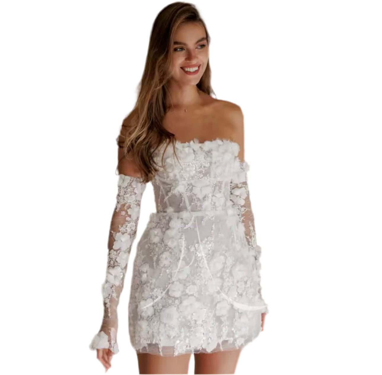 BTR Bridal - Tiffany Customised Ivory Lace Dress