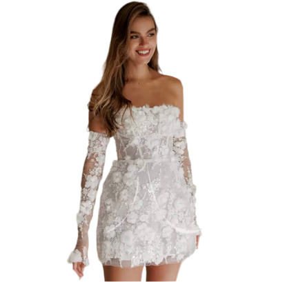 BTR Bridal - Tiffany Customised Ivory Lace Dress