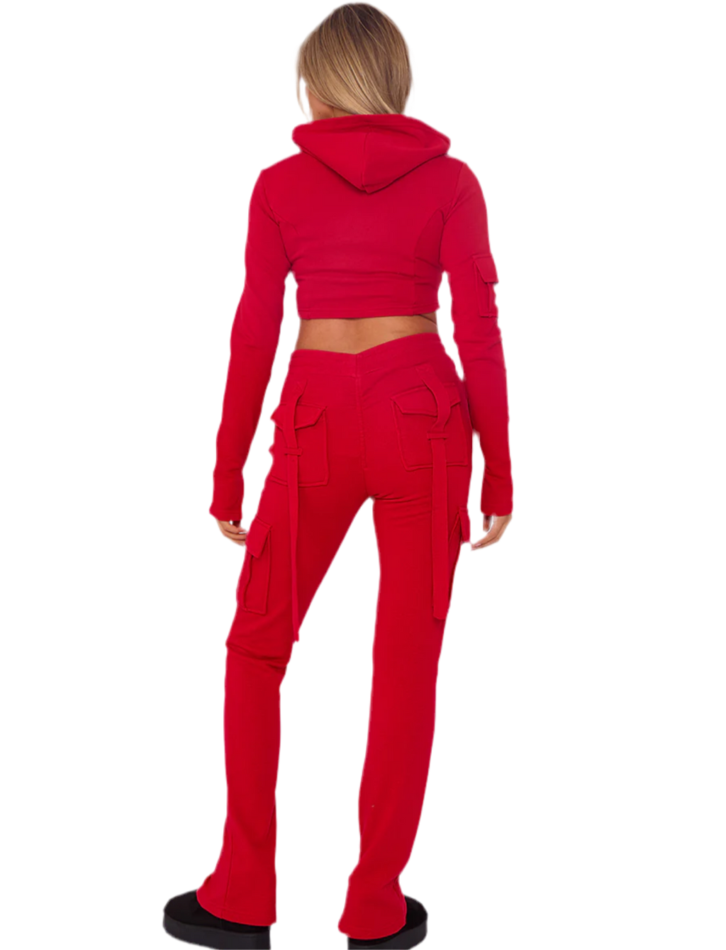 Bella Fitted Cargo Tracksuit Set
