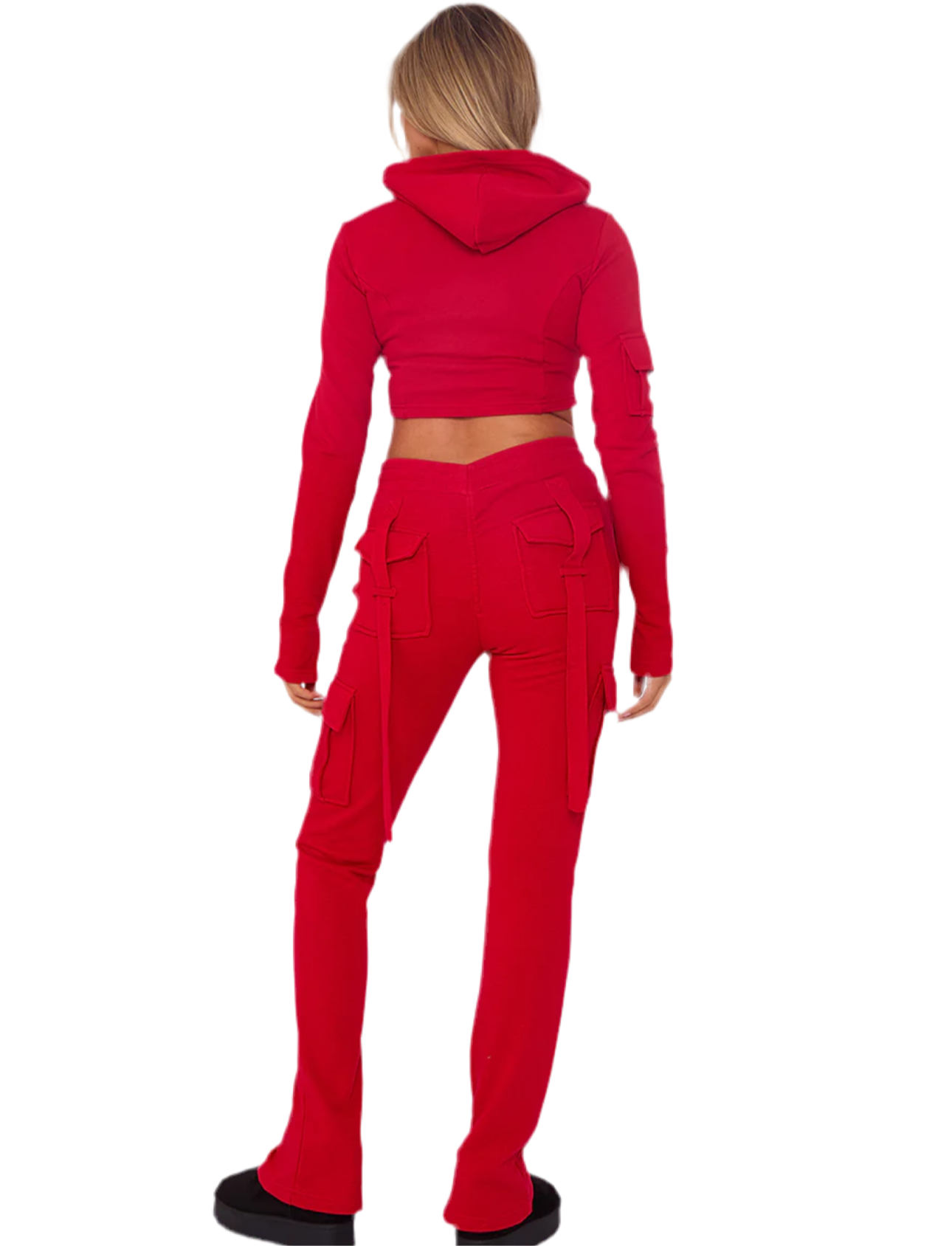Bella Fitted Cargo Tracksuit Set