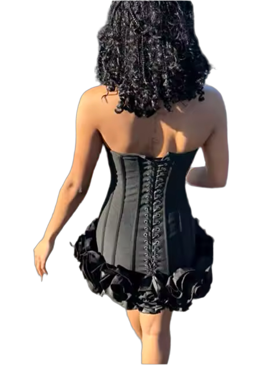 Liberty Rose Dress - Black
