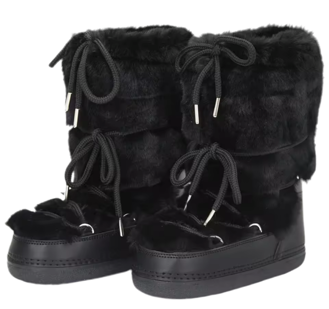 Faux Fur Padded Snow Boots