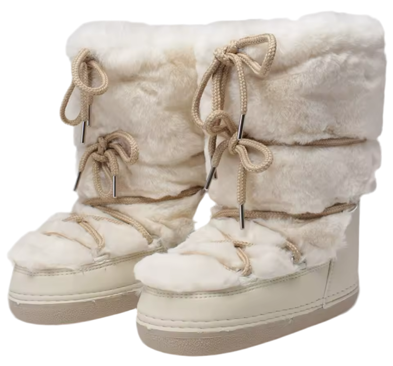 Faux Fur Padded Snow Boots