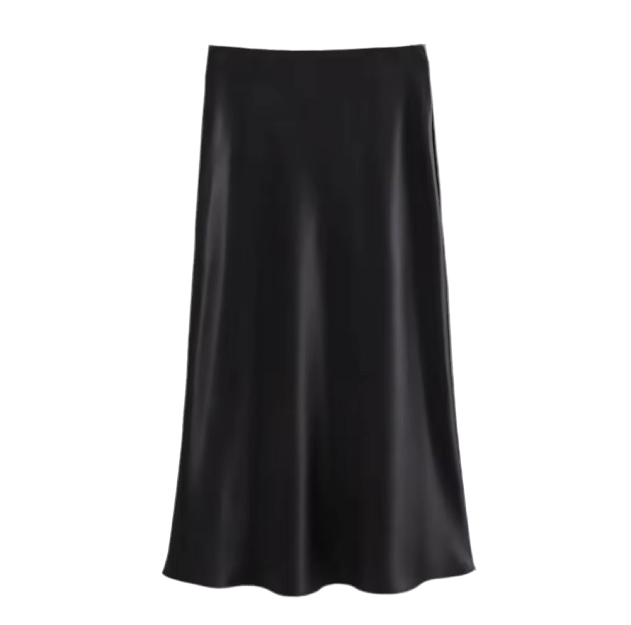 Savannah Maxi Ankle Length Satin Skirt