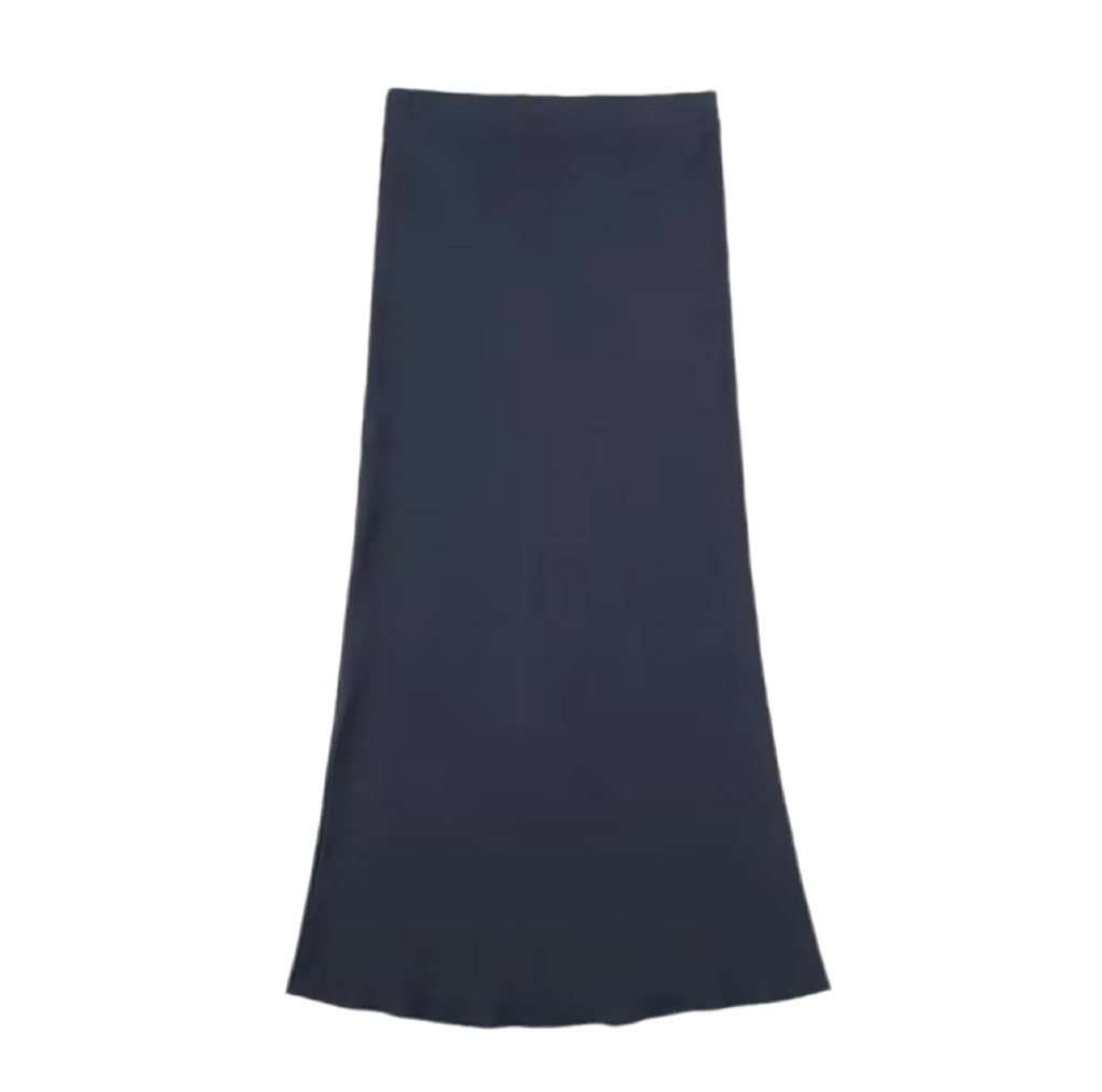 Savannah Maxi Ankle Length Satin Skirt
