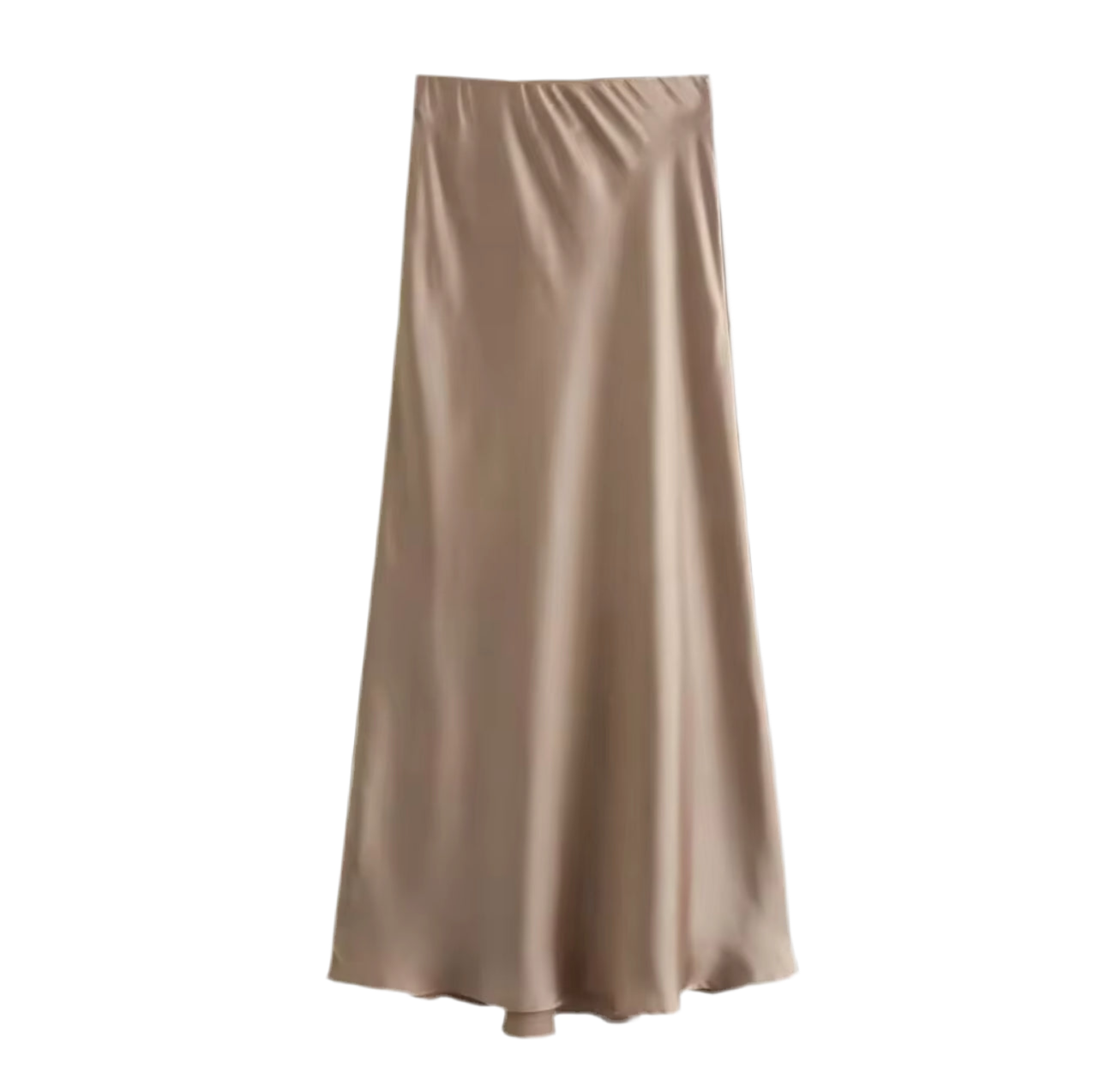 Savannah Maxi Ankle Length Satin Skirt
