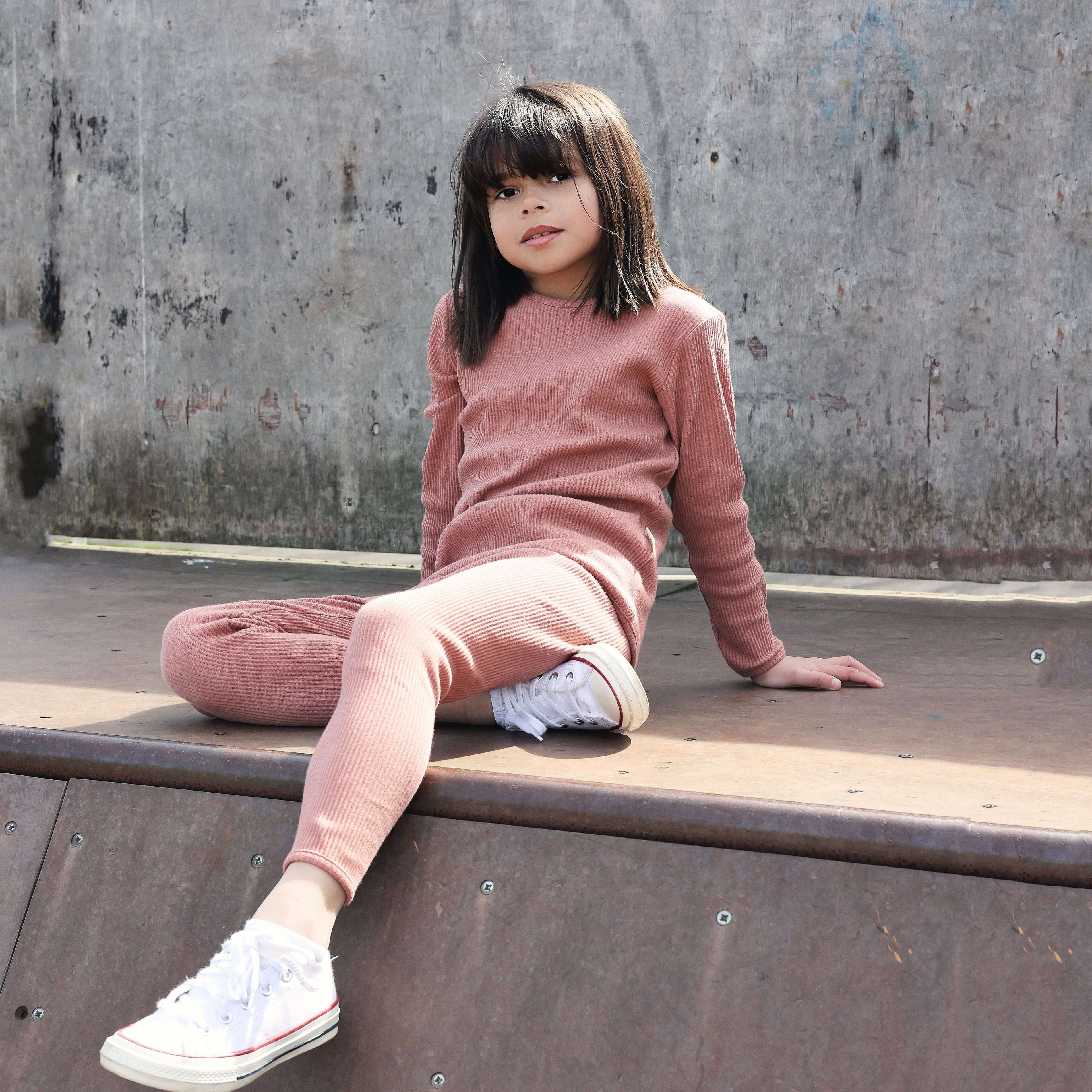 Leather Pink Lounge Set - Children's