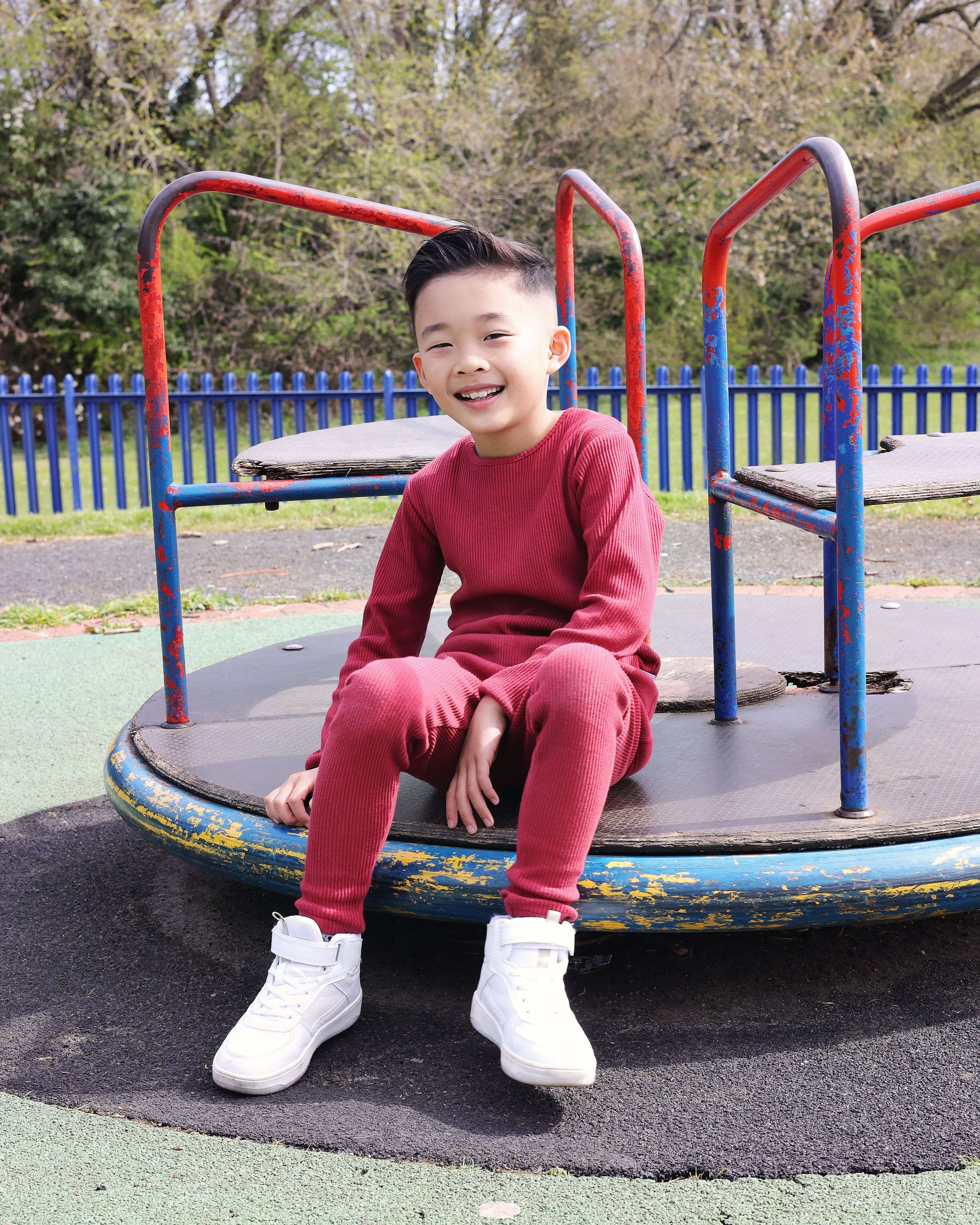 Claret Red Lounge Set - Children's