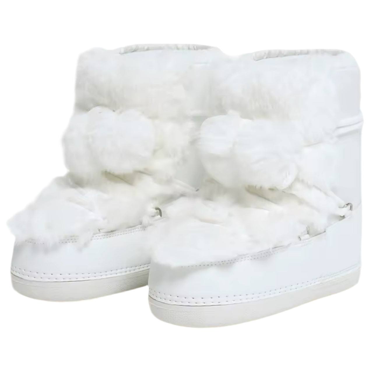 Faux Fur Padded Mini Snow Boots