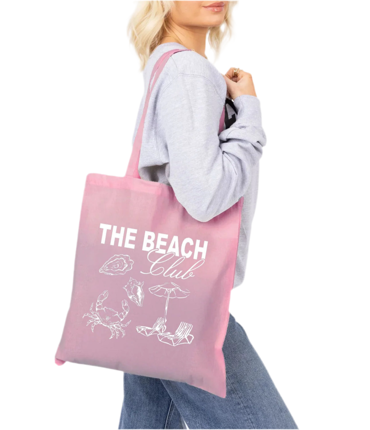 ‘The Beach Club’ Printed Tote Bag