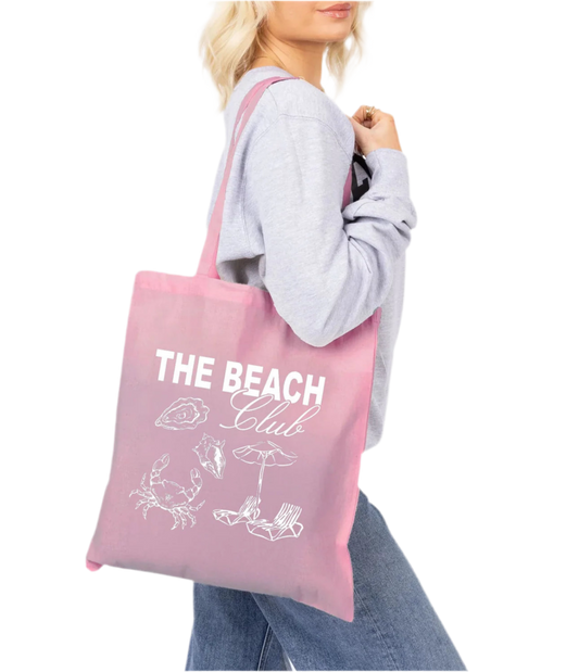 ‘The Beach Club’ Printed Tote Bag