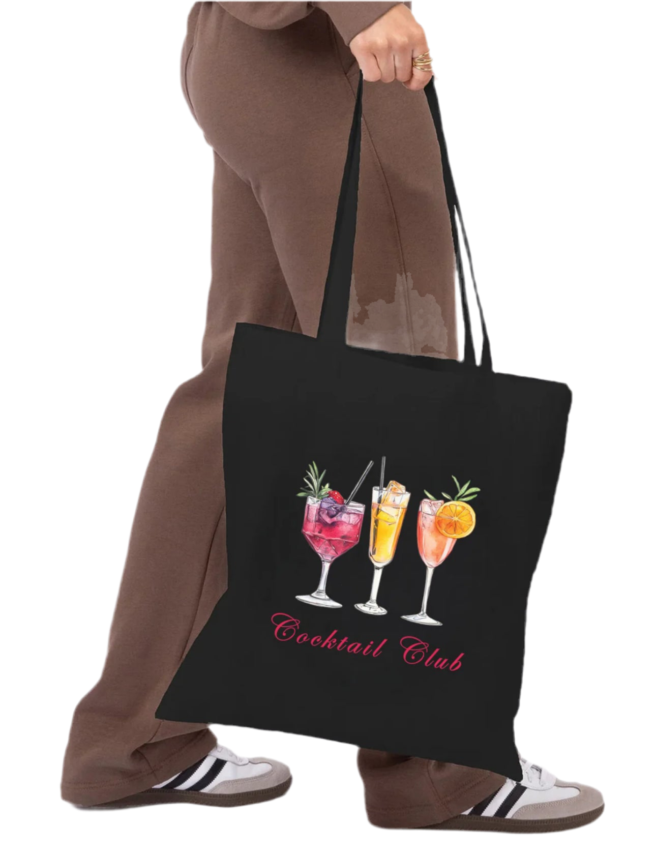 ‘Cocktail Club’ Printed Tote Bag