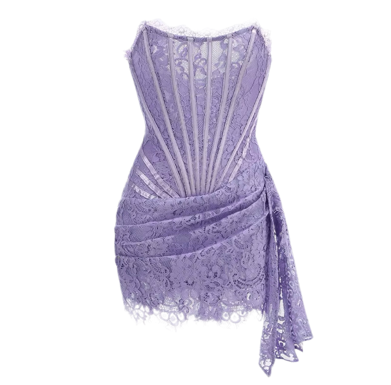 Reign Lilac Lace Mini Dress