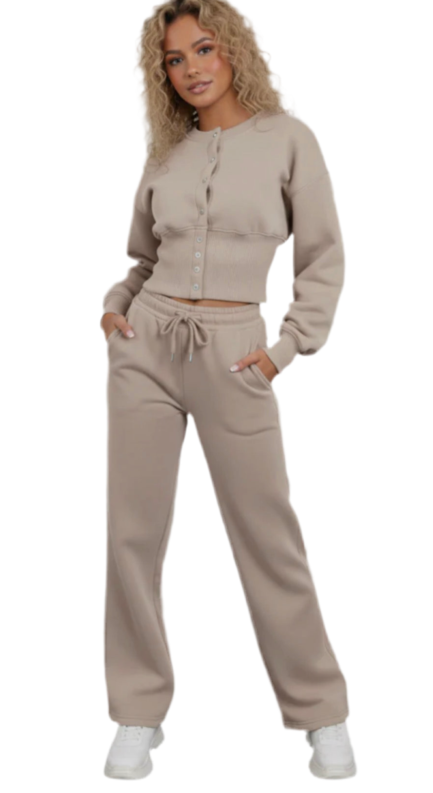 Ari Button up Compress Waist Corset Tracksuit (various)