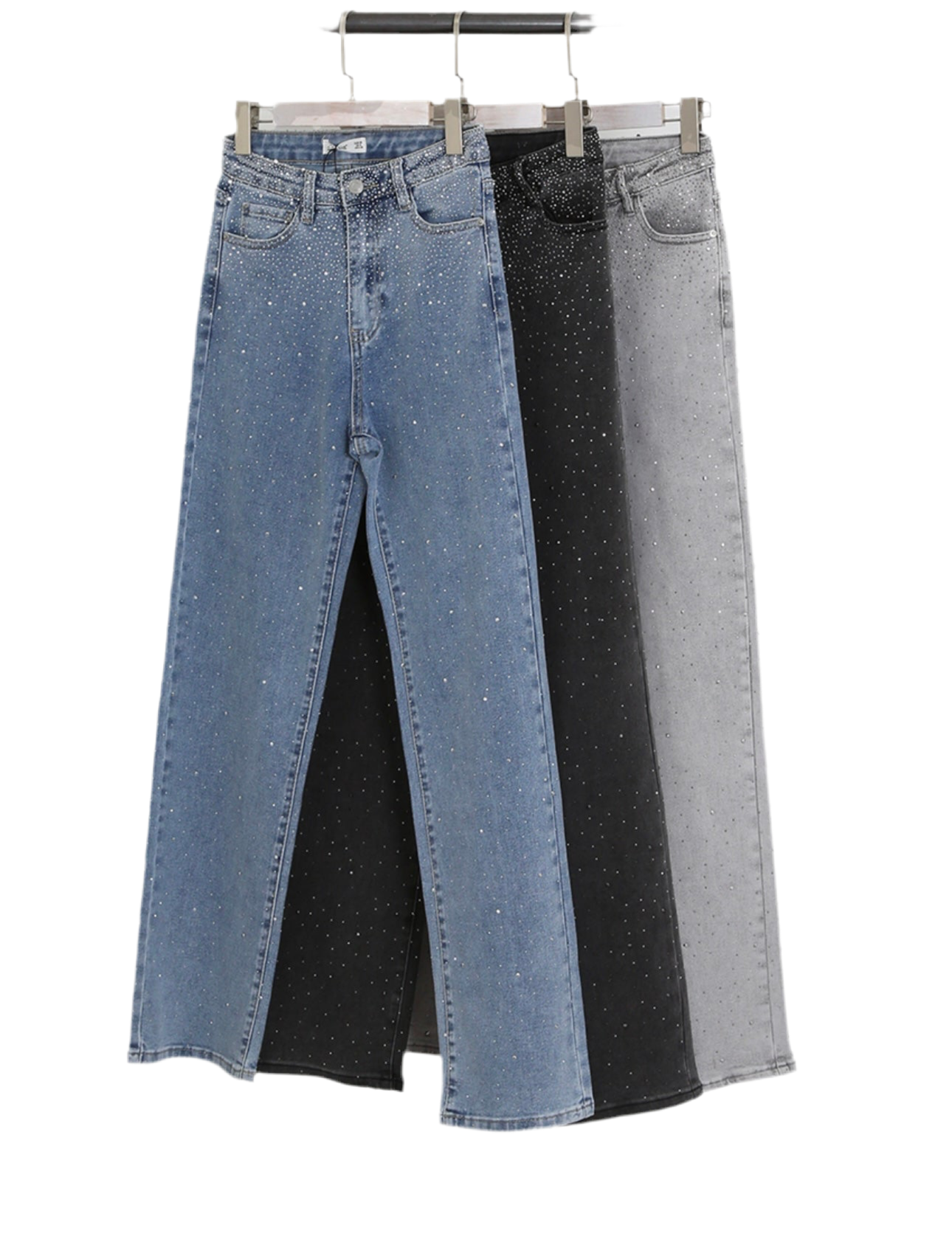 Embellished Straight Leg Jeans