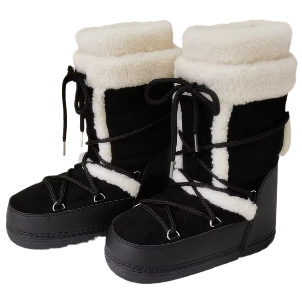 Faux Fur Padded Snow Boots