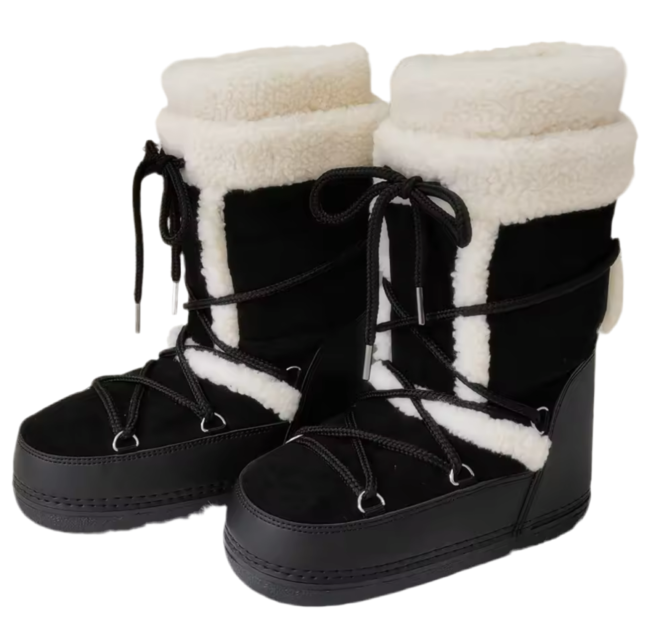 Faux Fur Padded Snow Boots