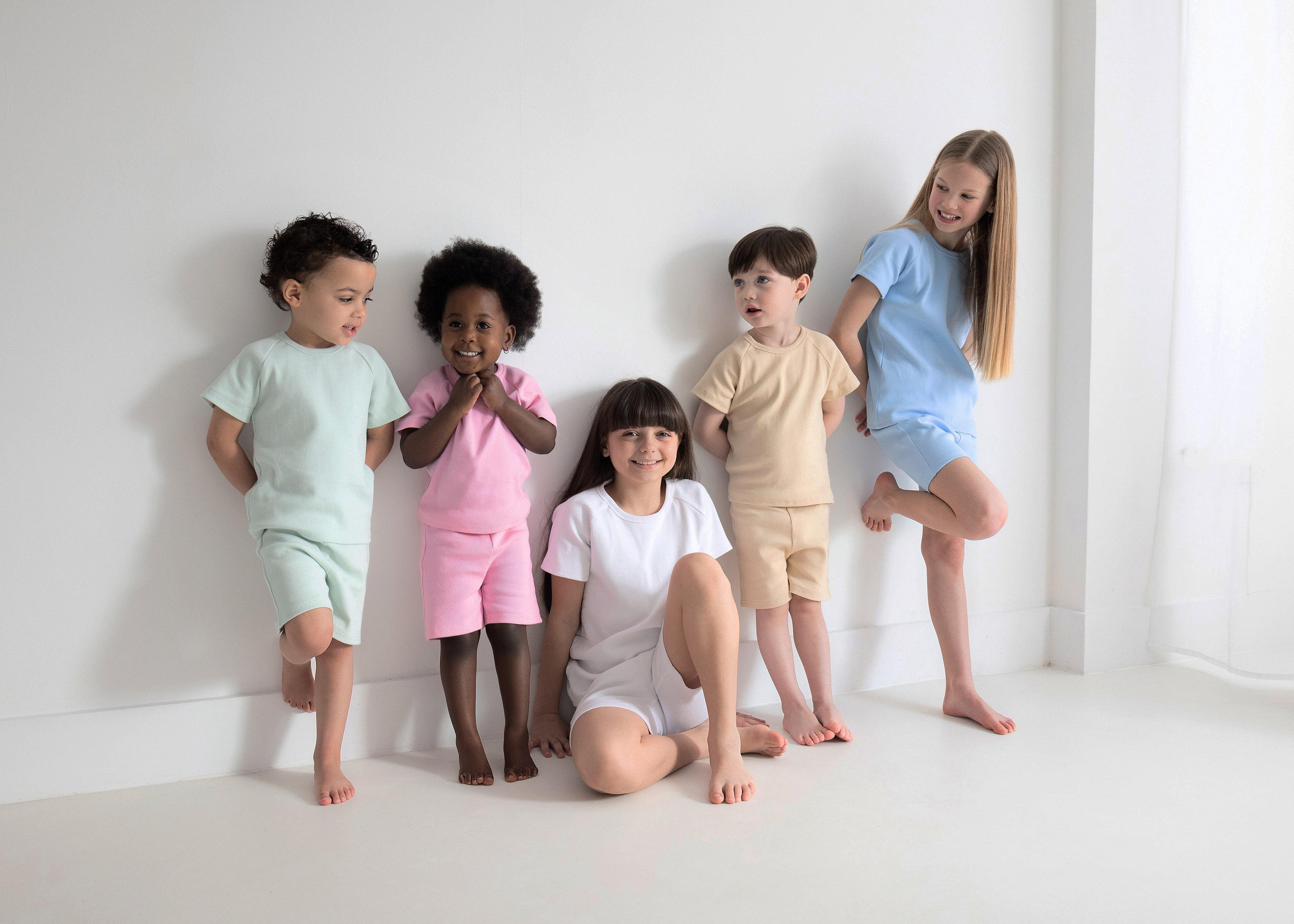 Mint Short Lounge Set - Children's