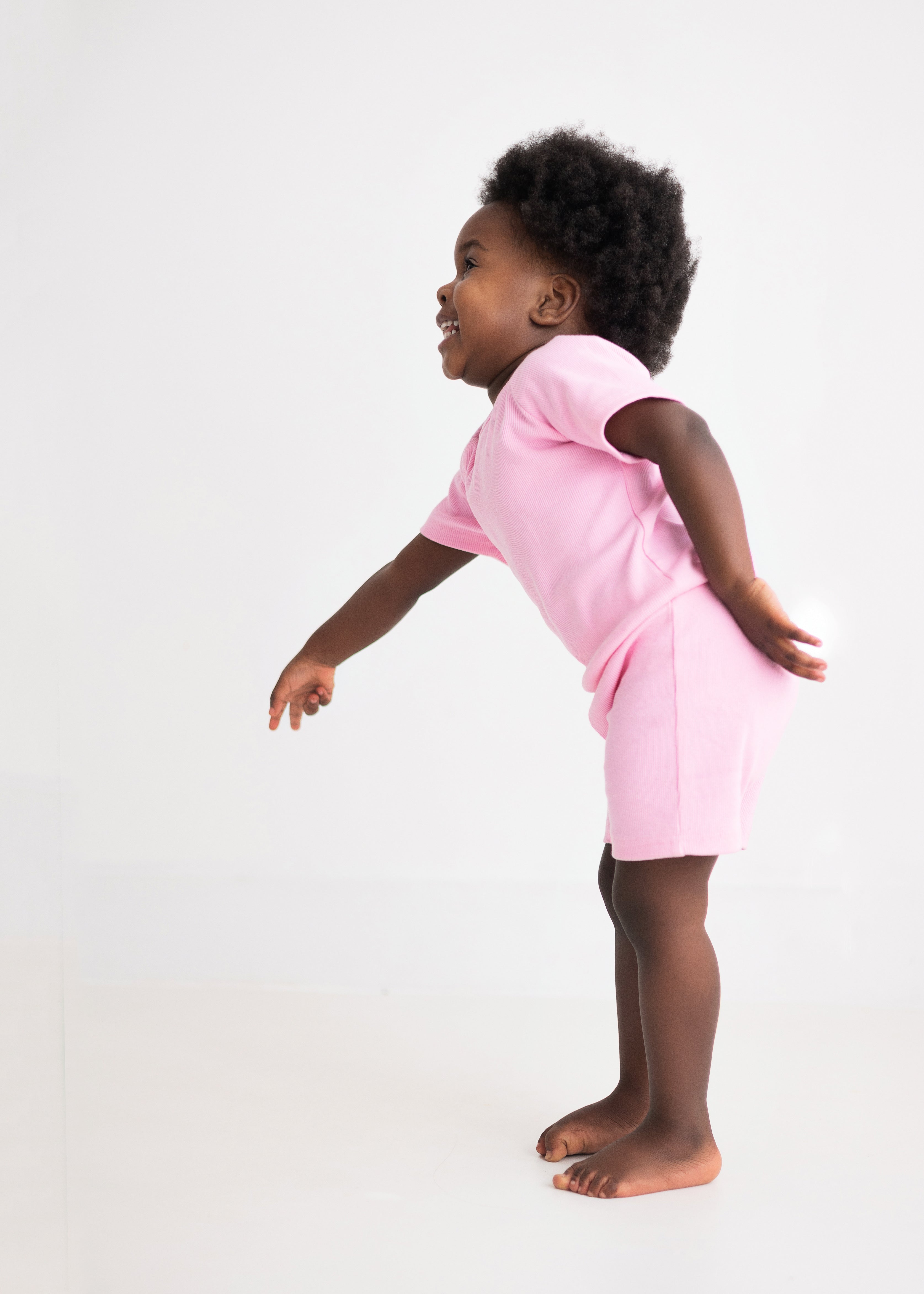 Pink Ballerina Short Lounge Set - Children's