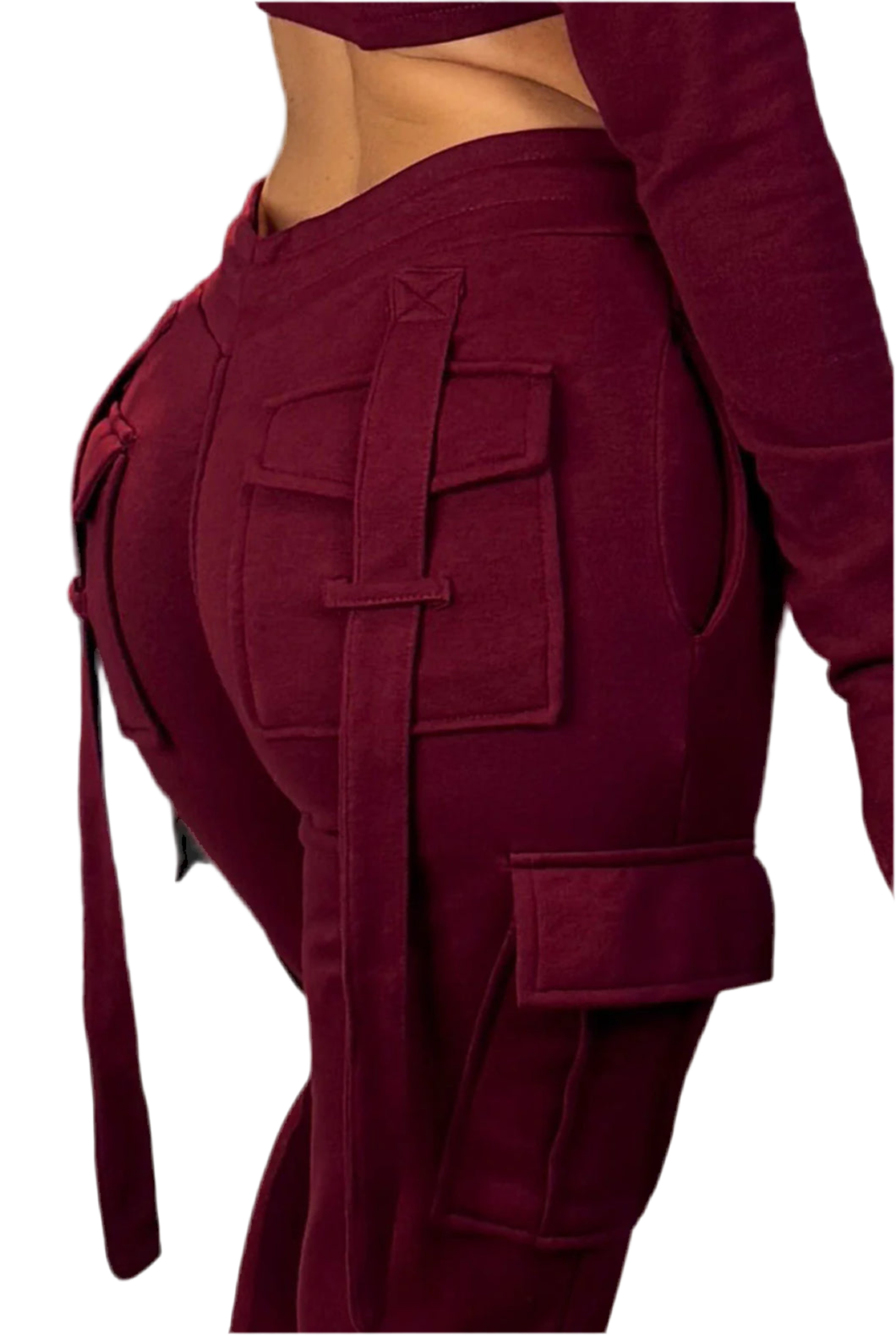 Bella Fitted Cargo Tracksuit Set