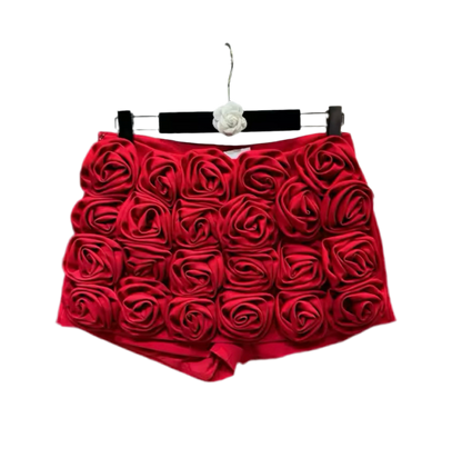 Rose 3D flower Skort Skirt