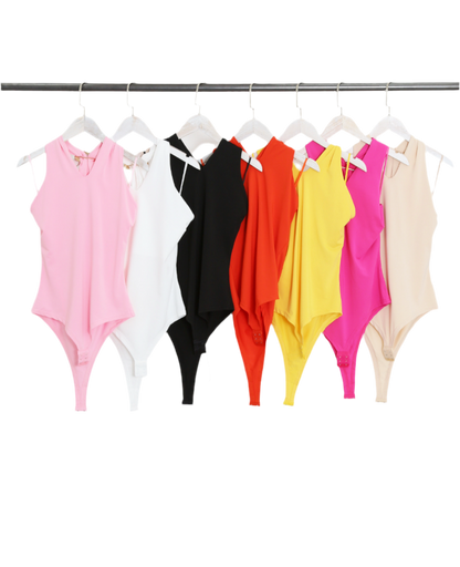 Nellie Buckle Halter Neck Bodysuit