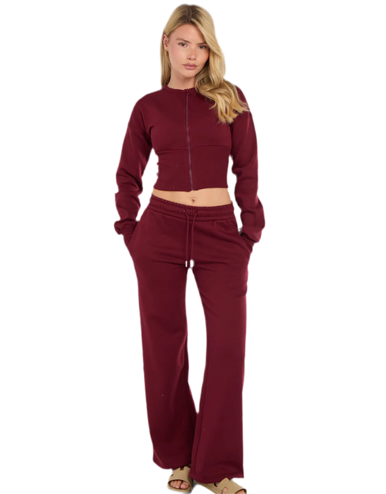 Ariana Compress Zip up Waist Corset Tracksuit