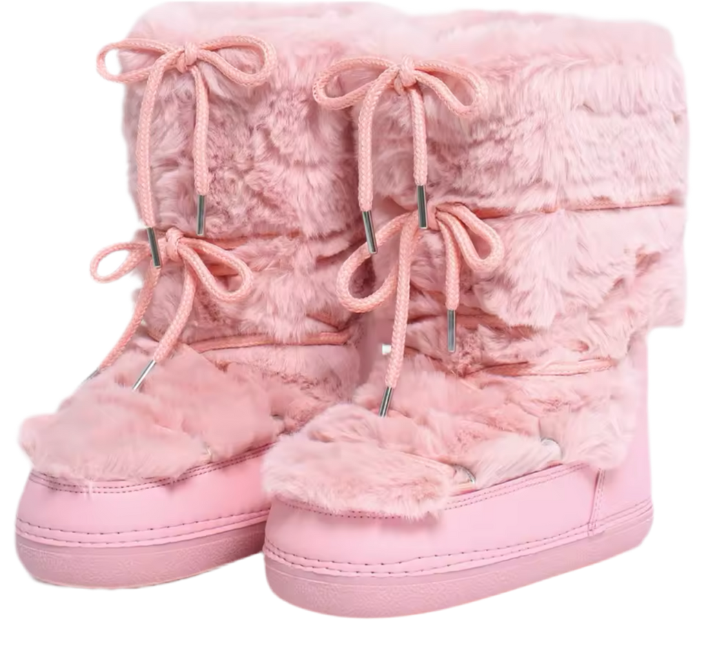 Faux Fur Padded Snow Boots