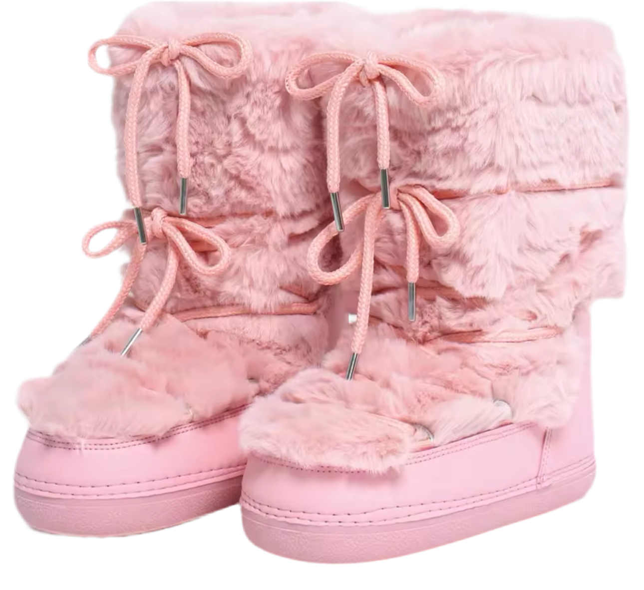 Faux Fur Padded Snow Boots