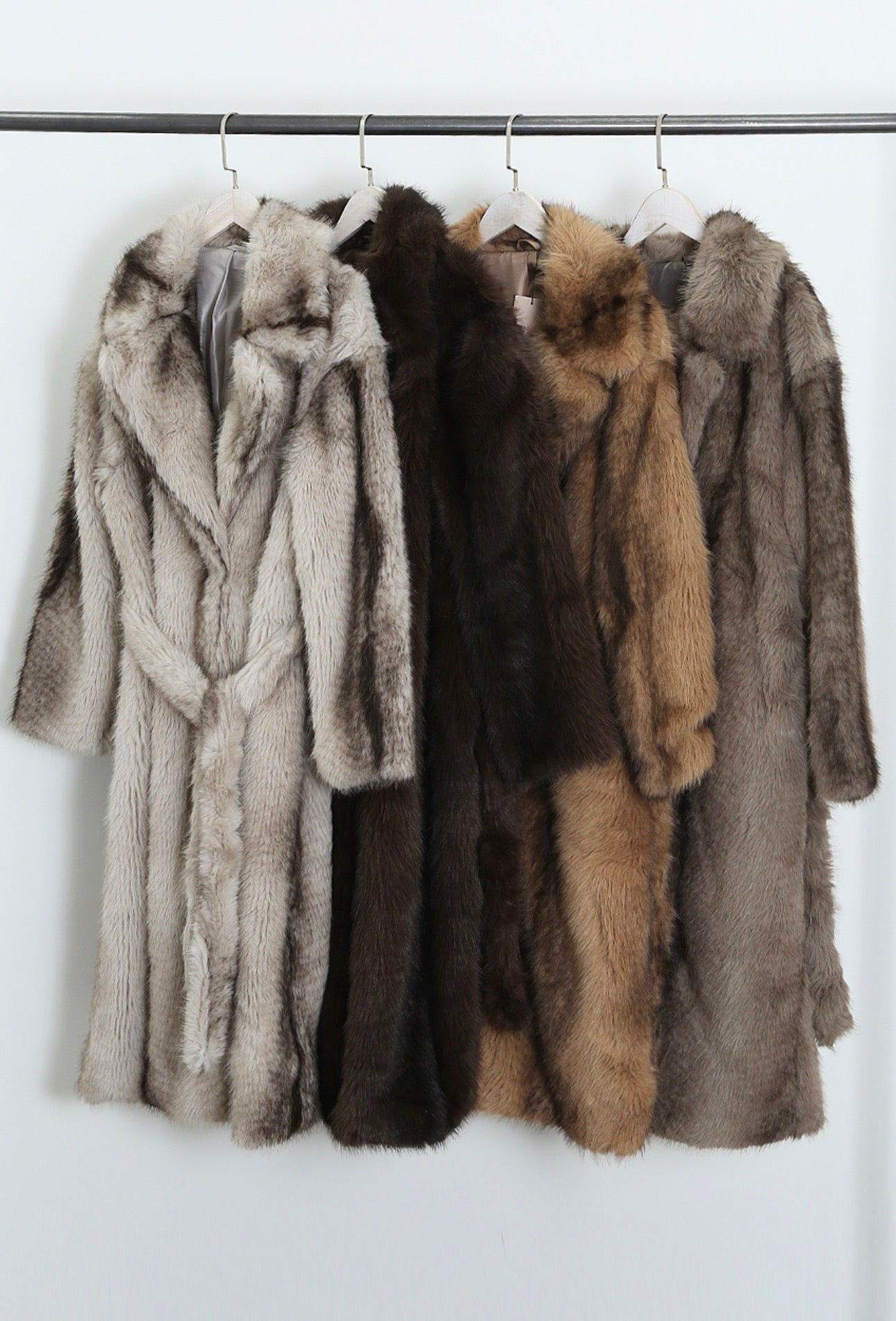 Arctic Vintage Maxi Style Chunky Faux Fur Jacket