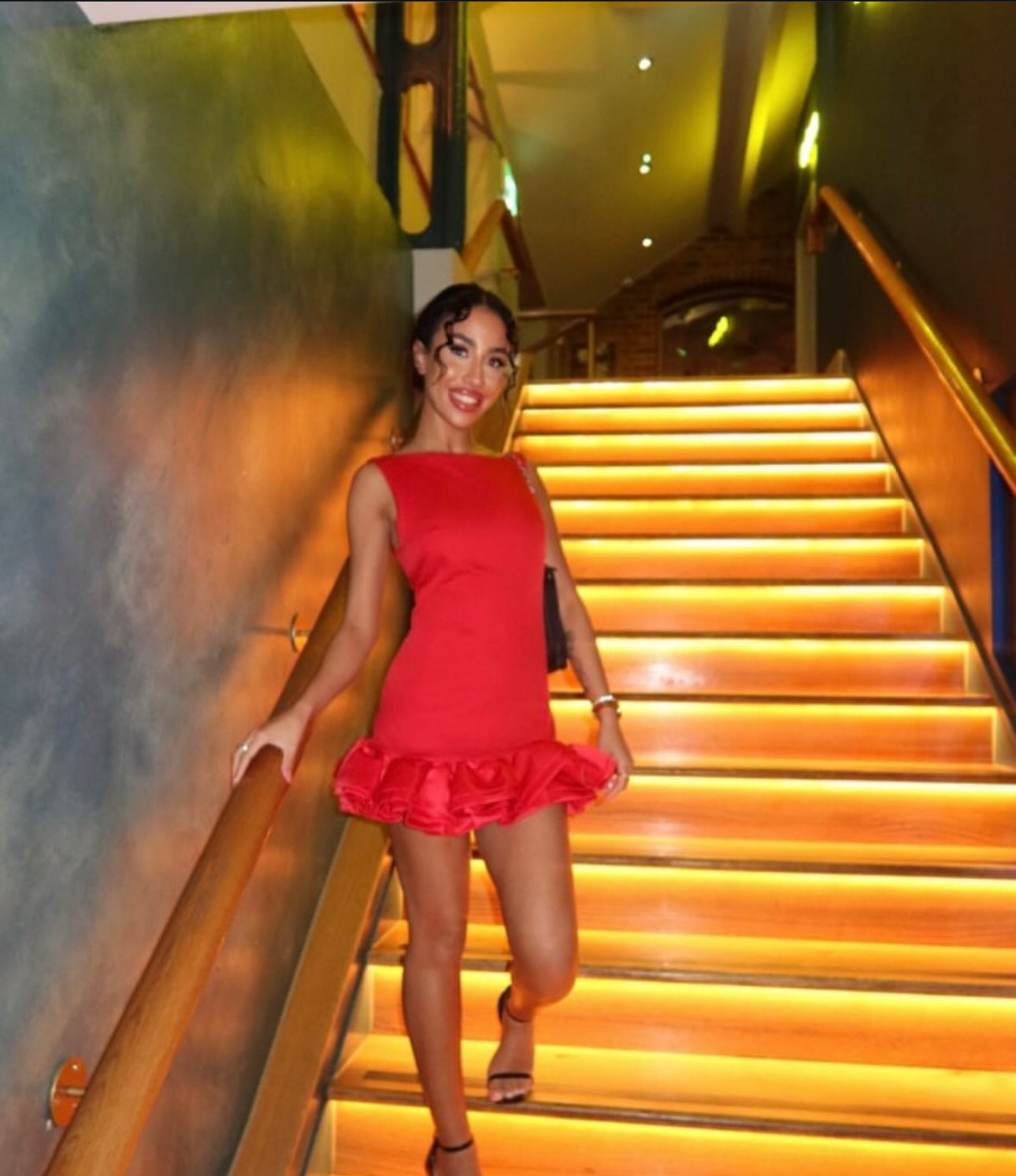 Amari Puffball Playsuit Dress