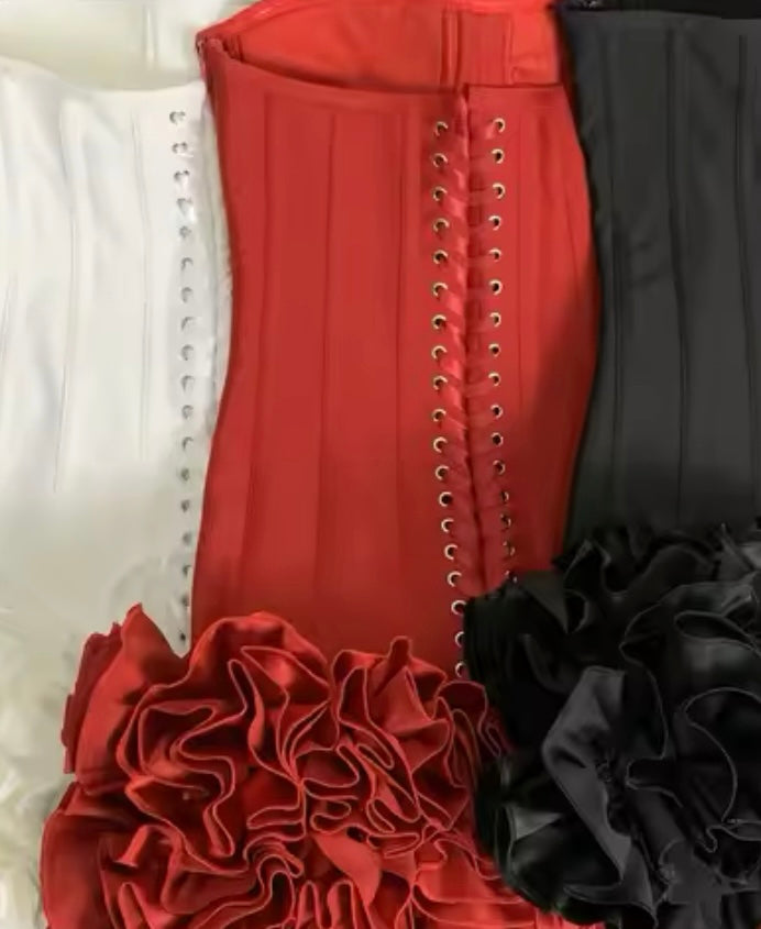 Liberty Rose Dress - Red