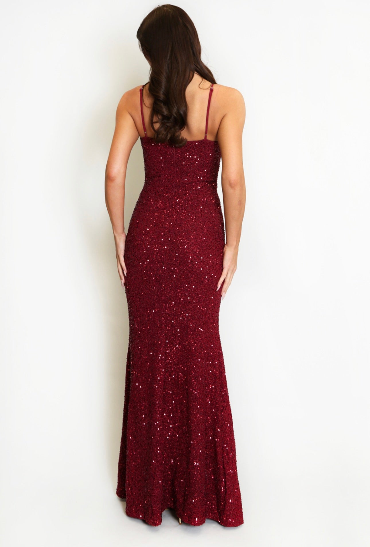Lily Strappy Sequin Maxi Dress