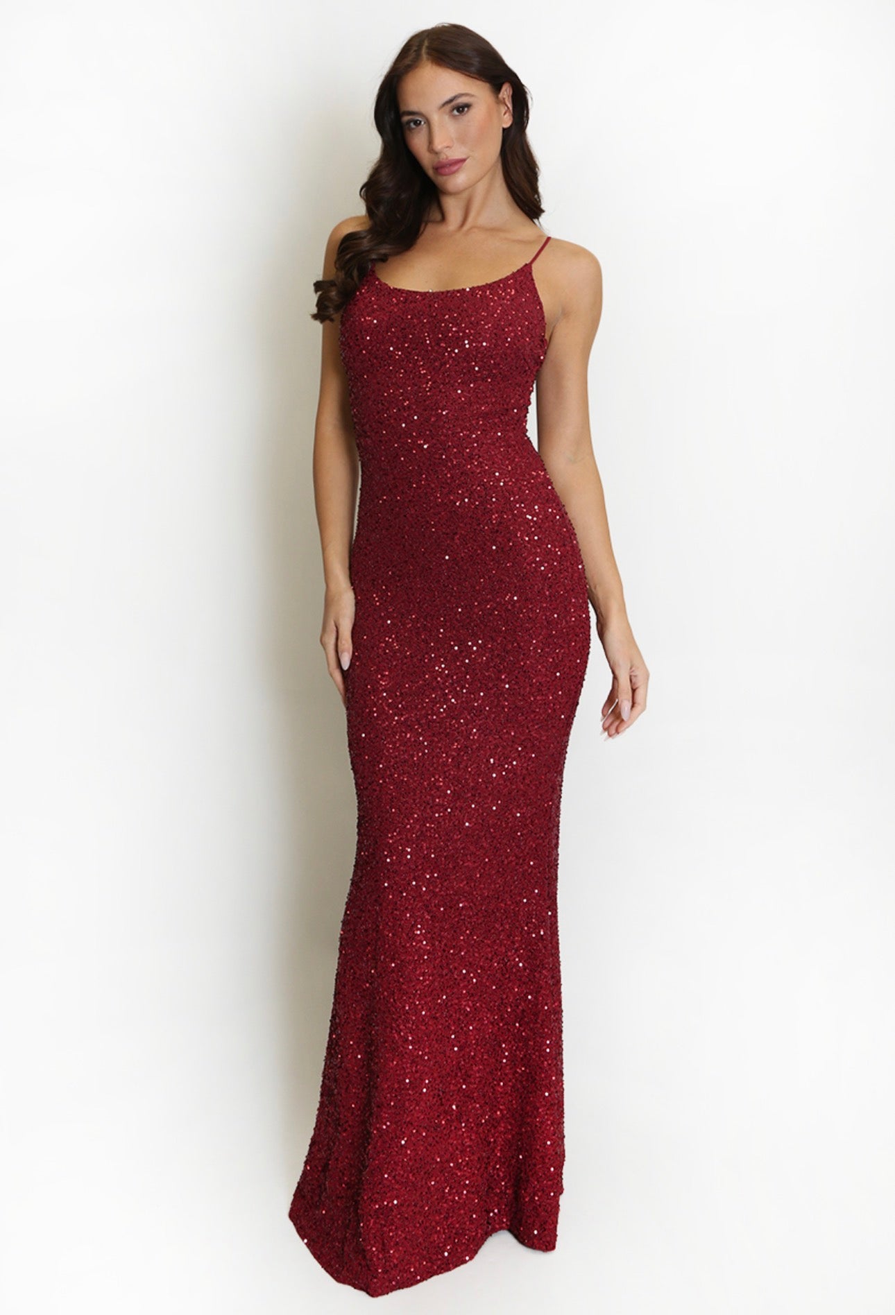Lily Strappy Sequin Maxi Dress