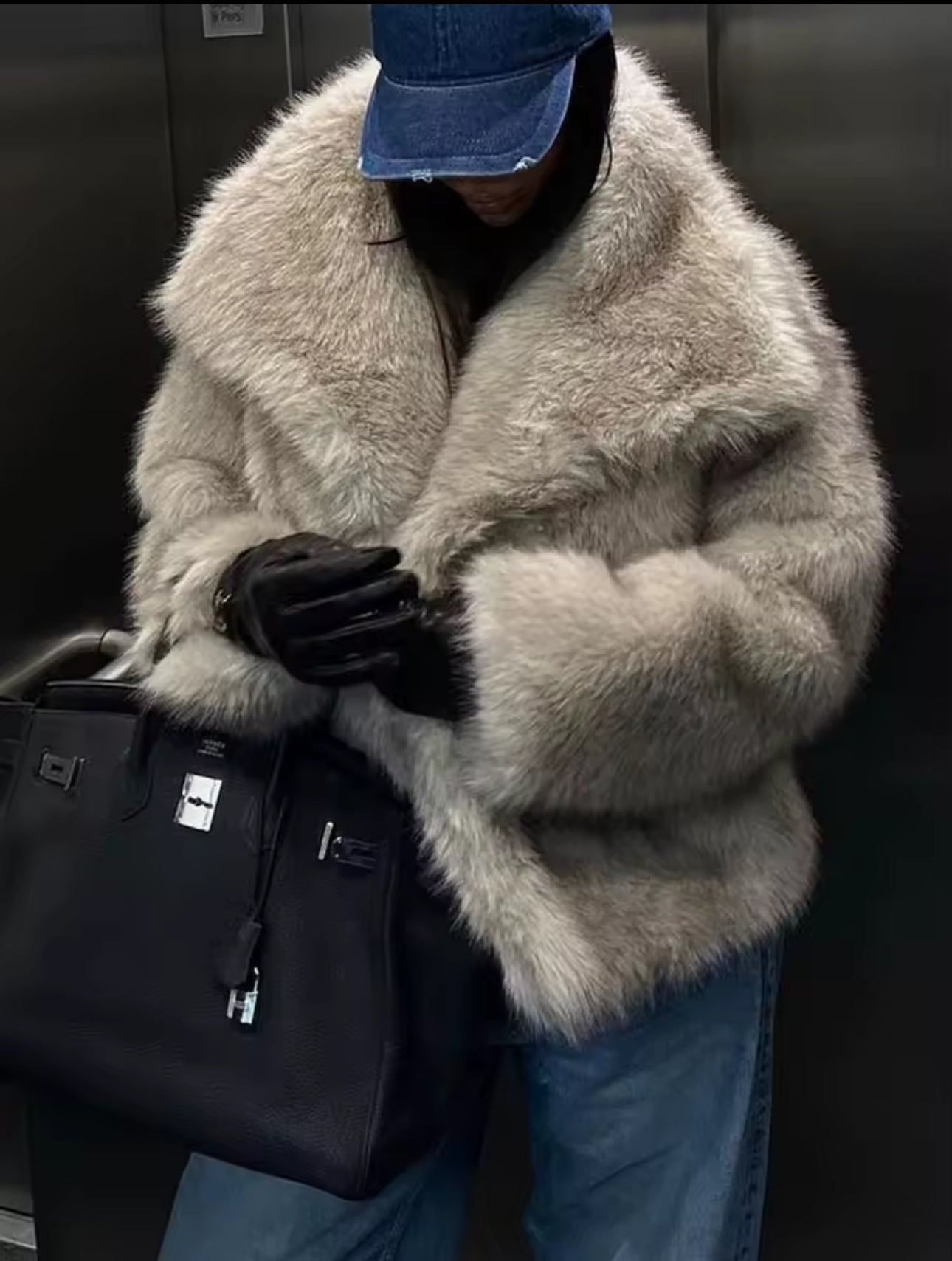 RiRi Faux Fur Winter Coat