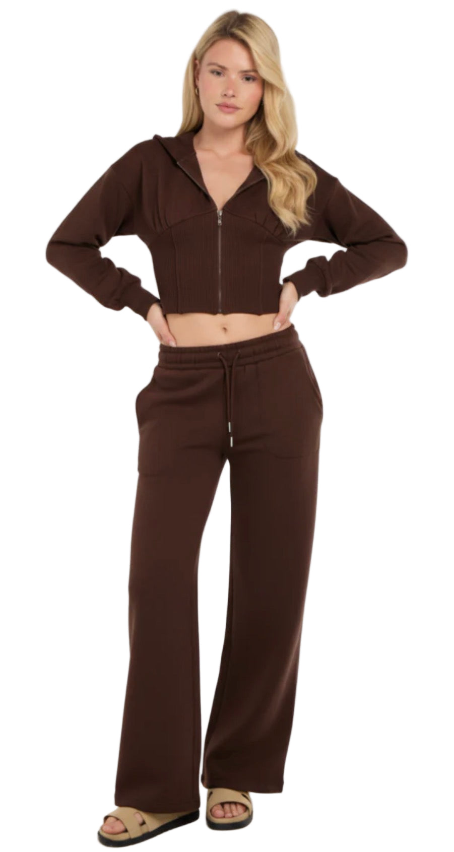 Ari Winter Fleece Zip up Compress Tracksuit